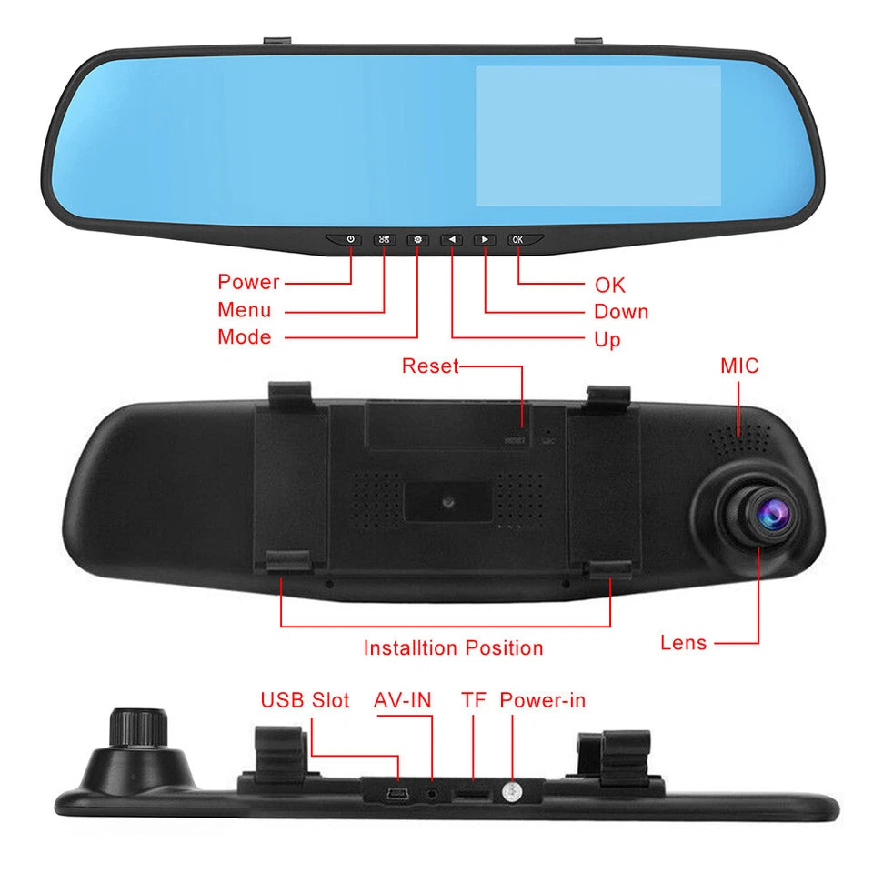 Rear View Dash Cam
